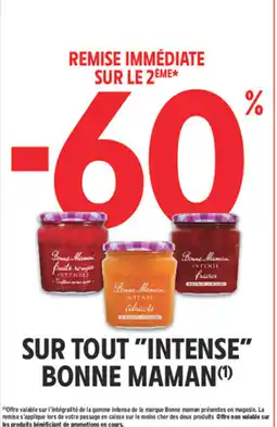 Intermarché Contact Bonne maman intense offre
