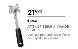 Culinarion OXO ATTENDRISSEUR À VIANDE 2 FACES offre