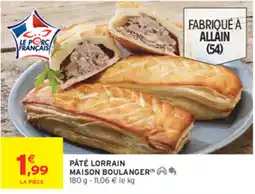 Intermarché Contact MAISON BOULANGER PÂTÉ LORRAIN offre