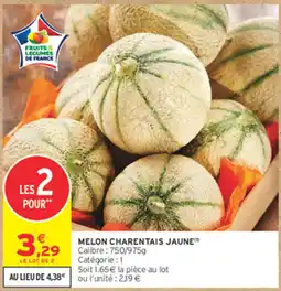 Intermarché Contact MELON CHARENTAIS JAUNE offre