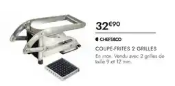 Culinarion CHEFS&CO COUPE-FRITES 2 GRILLES offre