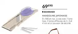 Culinarion BENRINER MANDOLINE JAPONAISE offre
