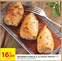 Intermarché Contact ENCORNETS FARCIS À LA SAUCE TOMATE offre