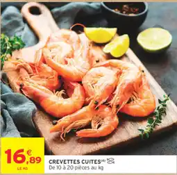Intermarché Contact CREVETTES CUITES offre