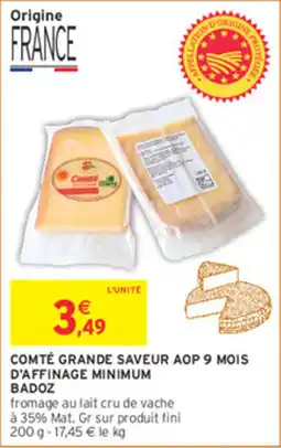 Intermarché Contact Comté Grande Saveur offre