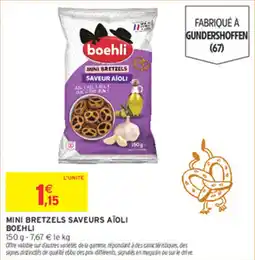 Intermarché Contact boehli MINI BRETZELS offre