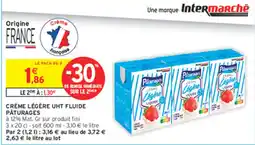 Intermarché Contact Pâturages Crème Légère Liquide offre