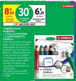 Intermarché Hyper STABILO MARKdry offre