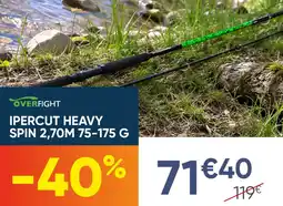 Pacific Pêche Overfight ipercut heavy spin 2,70m offre