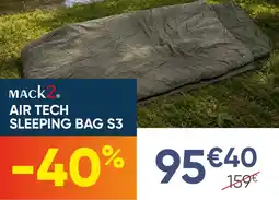 Pacific Pêche mack2 AIR TECH SLEEPING BAG S3 offre