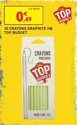 Intermarché Hyper TOP BUDGET Crayons graphite HB offre