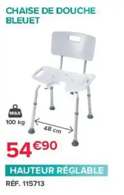 Bastide BLEUET Chaise de douche offre
