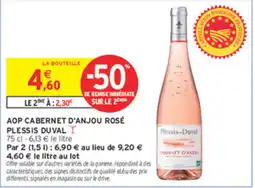Intermarché Contact Plessis-Duval Cabernet d'Anjou Rosé offre