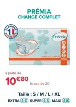 Bastide Prémia Change complet offre