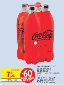 Intermarché Contact Coca-Cola Sans Sucres offre