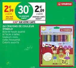 Intermarché Hyper STABILO Crayons de couleur offre