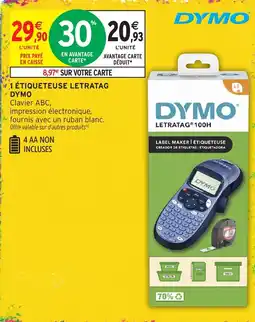 Intermarché Hyper DYMO LETRATAG 100H offre