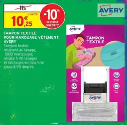 Intermarché Hyper AVERY Tampon textile offre