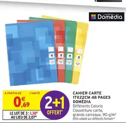 Intermarché Hyper Domédia Cahier carte offre