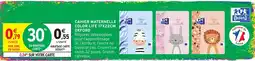 Intermarché Hyper Oxford Cahier maternelle color life offre