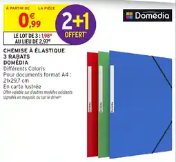 Intermarché Hyper Domédia Chemise à élastique 3 rabats offre