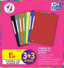 Intermarché Hyper Oxford Chemise A4 offre