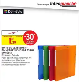 Intermarché Hyper Domédia BOITE DE CLASSEMENT offre