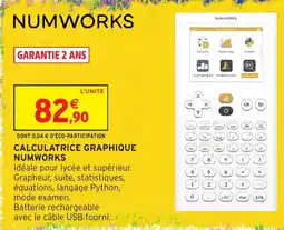 Intermarché Hyper NUMWORKS CALCULATRICE GRAPHIQUE NUMWORKS offre