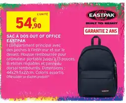 Intermarché Hyper EASTPAK SAC À DOS OUT OF OFFICE offre