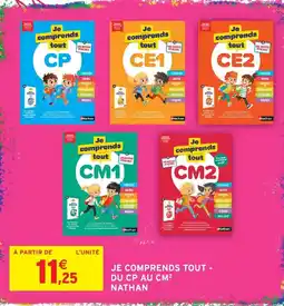 Intermarché Hyper NATHAN JE COMPRENDS TOUT offre