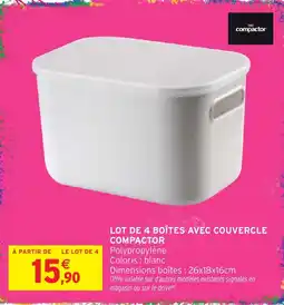 Intermarché Hyper COMPACTOR Boîtes avec couvercle offre