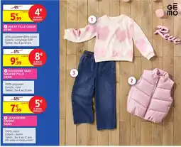 Intermarché Hyper GEMO SWEAT FILLE COEUR offre