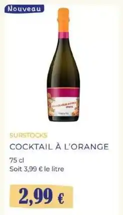 Noz Sprite - cocktail a l'orange offre