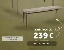 Centrakor Banc banila offre