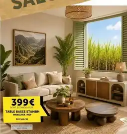 Centrakor Table basse stambh offre