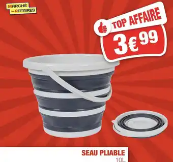 Seau pliable
