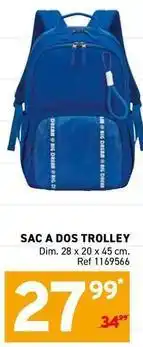 Trafic Dim - sac a dos trolley offre