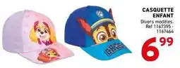 Trafic Casquette enfant offre
