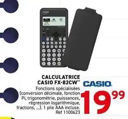 Trafic Casio - calculatrice fx-82cw offre