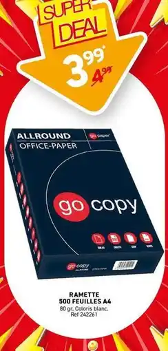 Trafic Ramette 500 feuilles a4 offre