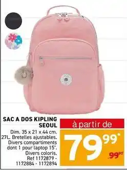 Trafic Dim - sac a dos kipling seous offre
