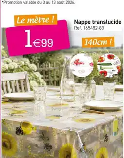 Kandy Nappe translucide offre