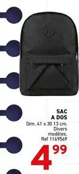 Trafic Dim - sac a dos offre