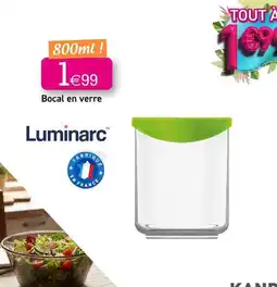 Kandy Luminarc - bocal en verre offre