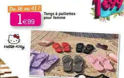 Kandy Hello kitty - tongb à pailettes pour femme offre