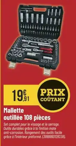 Bricorama Complet - mallette outillée 108 pièces offre
