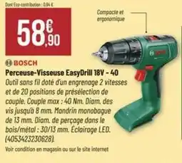 Bricorama Bosch - perceuse-visseuse easy drill 18v - 40 offre