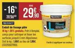 Bricorama Facile - enduit de lissage pâte offre
