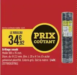 Bricorama Maille - grillage soudé offre