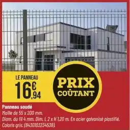 Bricorama Maille - panneau soudé offre